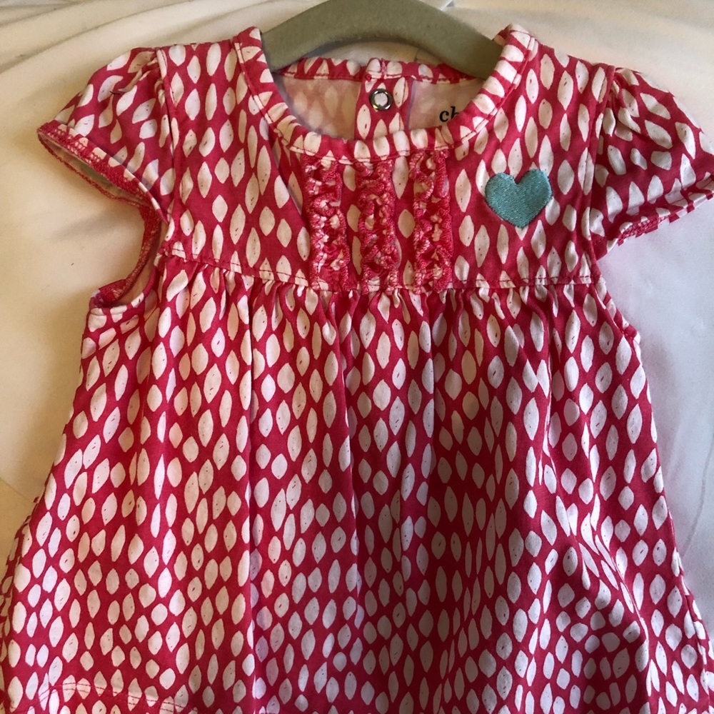 Pink and White bubble dress